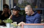 Amsterdam 14 juli 2020
Roland Kahn met zijn vriendin bij de Joffers