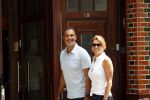 Amsterdam 19 juni 2020
Ruud Gullit met zijn vriendin Karin de Rooy in Amsterdam zuid