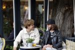Amsterdam 31 juni 2020
SAoy Kroon op terras met stylist Tommie Driessen