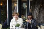 Amsterdam 31 juni 2020
SAoy Kroon op terras met stylist Tommie Driessen