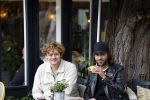 Amsterdam 31 juni 2020
SAoy Kroon op terras met stylist Tommie Driessen