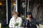 Amsterdam 31 juni 2020
SAoy Kroon op terras met stylist Tommie Driessen