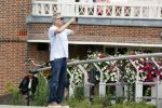 Amsterdam 19 juli 2020
Tom Egbers en zijn vrouw Janke Dekker wandelend in Amsterdam zuid