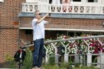 Amsterdam 19 juli 2020
Tom Egbers en zijn vrouw Janke Dekker wandelend in Amsterdam zuid