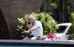 Amsterdam 17 juni 2020
Victor Reinier gaat met zijn dochtertje zwemmen