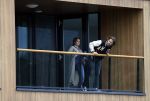 Bergschenhoek / Rotterdam 15 juli 2021
Andre Hazes en Sarah v Soelen hebben vandaag de sleutel van hun nieuwe huis / appartement gekregen.