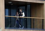 Bergschenhoek / Rotterdam 15 juli 2021
Andre Hazes en Sarah v Soelen hebben vandaag de sleutel van hun nieuwe huis / appartement gekregen.