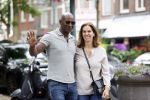 Amsterdam 10 juli 2021
 Annemarie v Gaal met haar man Rhandy Macnack op de cornelis schuytstraat