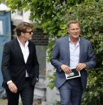 Amsterdam 22 juli 2021
Herdenkingsdienst van Peter R de Vries in Carre . Beau v Erven Dorens en Albert Verlinde