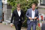 Amsterdam 22 juli 2021
Herdenkingsdienst van Peter R de Vries in Carre . Beau v Erven Dorens en Albert Verlinde