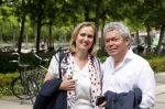 Amsterdam 24 juni 2021
Uitreiking Nipkov schijf bij Ketelhuis op westergasfabriek terrein. Coen Verbraak met partner