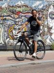 Amsterdam 21 juli 2021
Dennis Rugebregt op de fiets in amsterdam zuid