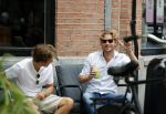 Amsterdam 17 juni 2021
Ewout Gernemans met zijn partner bij Joe & the juice