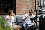 Amsterdam 17 juni 2021
Ewout Gernemans met zijn partner bij Joe & the juice