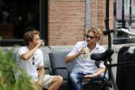 Amsterdam 17 juni 2021
Ewout Gernemans met zijn partner bij Joe & the juice
