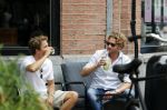 Amsterdam 17 juni 2021
Ewout Gernemans met zijn partner bij Joe & the juice