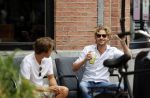 Amsterdam 17 juni 2021
Ewout Gernemans met zijn partner bij Joe & the juice