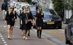 Amsterdam 22 juli 2021
Herdenkingsdienst van Peter R de Vries in Carre . Fatima Moreiro de Melo en haar visasiste Selke