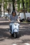 Amsterdam 15 juni 2021
Frits Huffnagel op zijn scooter in Amsterdam zuid