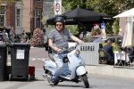 Amsterdam 15 juni 2021
Frits Huffnagel op zijn scooter in Amsterdam zuid