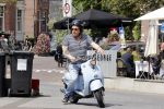 Amsterdam 15 juni 2021
Frits Huffnagel op zijn scooter in Amsterdam zuid