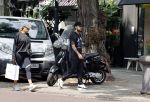Amsterdam 19 juli 2021
Glennis Grace en haar  vriend LÃ©vy Simon op straat in Amsterdam zuid.