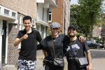 Amsterdam 19 juli 2021
Glennis Grace en haar  vriend LÃ©vy Simon en zoon  op straat