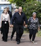 Amsterdam 22 juli 2021
Herdenkingsdienst van Peter R de Vries in Carre . Herman en Anja Dubois