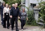 Amsterdam 22 juli 2021
Herdenkingsdienst van Peter R de Vries in Carre . Herman en Anja Dubois