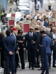 Amsterdam 22 juli 2021
Herdenkingsdienst van Peter R de Vries in Carre . Humberto Tan met zijn vrouw