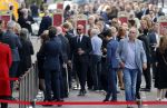 Amsterdam 22 juli 2021
Herdenkingsdienst van Peter R de Vries in Carre . Humberto Tan met zijn vrouw