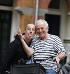 Amsterdam 24 juli 2021
Huub Stapel en Alain Caron in Amsterdam zuid
