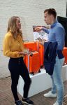 Breda, 25 Juni 2021
Bijeenkomst bij Official Supplier Princess Traveller NOC/NSF 
 Inge de Bruijn in gesprek met Nick Dijkman