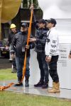 Amsterdam 21 juni 2021
Plaatsen van kunstwerk Joseph Klibansky voor Art Zuid op de apollolaan.
 Zijn vriendin Victoria Waldau alsmede zijn broer schoonzus en ouders zijn ook aanwezig