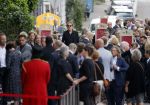 Amsterdam 22 juli 2021
Herdenkingsdienst van Peter R de Vries in Carre . Kees v d Spek met partner