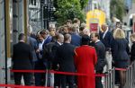 Amsterdam 22 juli 2021
Herdenkingsdienst van Peter R de Vries in Carre . Kees v d Spek met partner