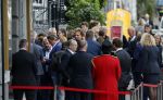 Amsterdam 22 juli 2021
Herdenkingsdienst van Peter R de Vries in Carre . Kees v d Spek met partner