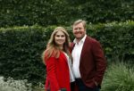 Den haag 16 juli 2021
Koninklijk fotouurtje met Koning Willem Alexander Koningin Maxima Prinses Amalia Alexia en Ariane in de tuin van Paleis Huis ten Bosch.