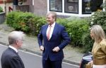 Hilversum 30 juni 2021
Koning Willem Alexander en Koningin Maxima arriveren bij theater Gooiland voor de uitreiking van de appeltjes van Oranje .