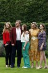 Den haag 16 juli 2021
Koninklijk fotouurtje met Koning Willem Alexander Koningin Maxima Prinses Amalia Alexia en Ariane in de tuin van Paleis Huis ten Bosch.