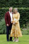 Den haag 16 juli 2021
Koninklijk fotouurtje met Koning Willem Alexander Koningin Maxima Prinses Amalia Alexia en Ariane in de tuin van Paleis Huis ten Bosch.