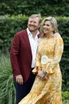 Den haag 16 juli 2021
Koninklijk fotouurtje met Koning Willem Alexander Koningin Maxima Prinses Amalia Alexia en Ariane in de tuin van Paleis Huis ten Bosch.