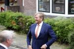 Hilversum 30 juni 2021
Koning Willem Alexander en Koningin Maxima arriveren bij theater Gooiland voor de uitreiking van de appeltjes van Oranje .