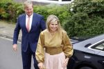 Hilversum 30 juni 2021
Koning Willem Alexander en Koningin Maxima arriveren bij theater Gooiland voor de uitreiking van de appeltjes van Oranje .