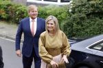 Hilversum 30 juni 2021
Koning Willem Alexander en Koningin Maxima arriveren bij theater Gooiland voor de uitreiking van de appeltjes van Oranje .