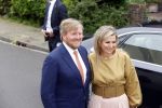 Hilversum 30 juni 2021
Koning Willem Alexander en Koningin Maxima arriveren bij theater Gooiland voor de uitreiking van de appeltjes van Oranje .