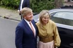 Hilversum 30 juni 2021
Koning Willem Alexander en Koningin Maxima arriveren bij theater Gooiland voor de uitreiking van de appeltjes van Oranje .