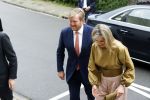 Hilversum 30 juni 2021
Koning Willem Alexander en Koningin Maxima arriveren bij theater Gooiland voor de uitreiking van de appeltjes van Oranje .