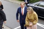 Hilversum 30 juni 2021
Koning Willem Alexander en Koningin Maxima arriveren bij theater Gooiland voor de uitreiking van de appeltjes van Oranje .