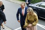 Hilversum 30 juni 2021
Koning Willem Alexander en Koningin Maxima arriveren bij theater Gooiland voor de uitreiking van de appeltjes van Oranje .